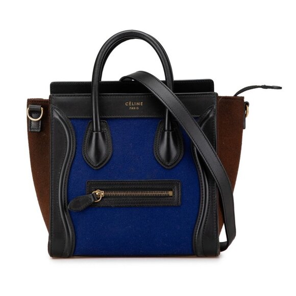 CELINE Black Leather Shoulder Bag - Picture 1 of 13